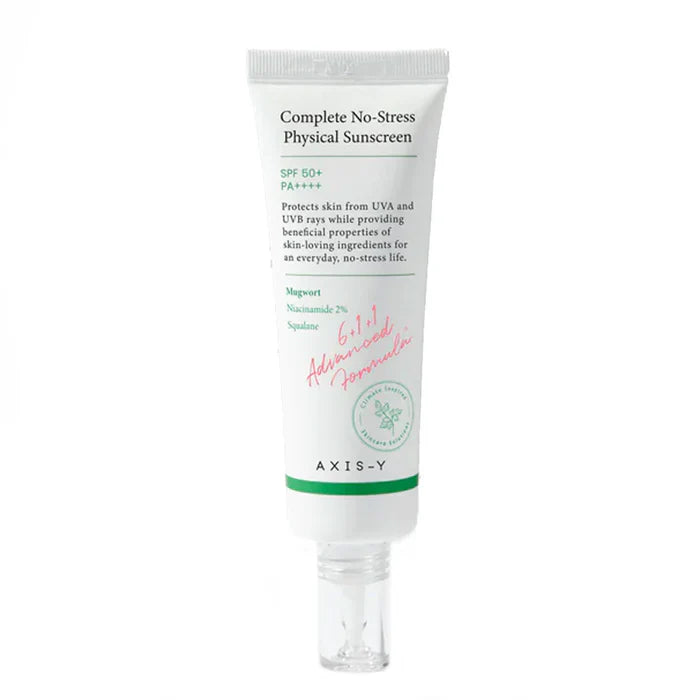 AXIS-Y Complete No-Stress Physical Sunscreen Broad Spectrum SPF 50+ PA++++ (50ml)