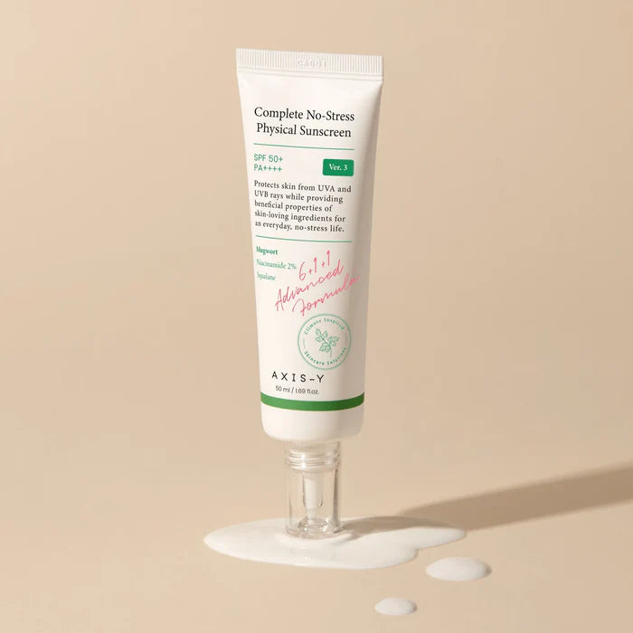 AXIS-Y Complete No-Stress Physical Sunscreen Broad Spectrum SPF 50+ PA++++ (50ml)