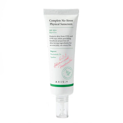 AXIS-Y Complete No-Stress Physical Sunscreen Broad Spectrum SPF 50+ PA++++ (50ml)